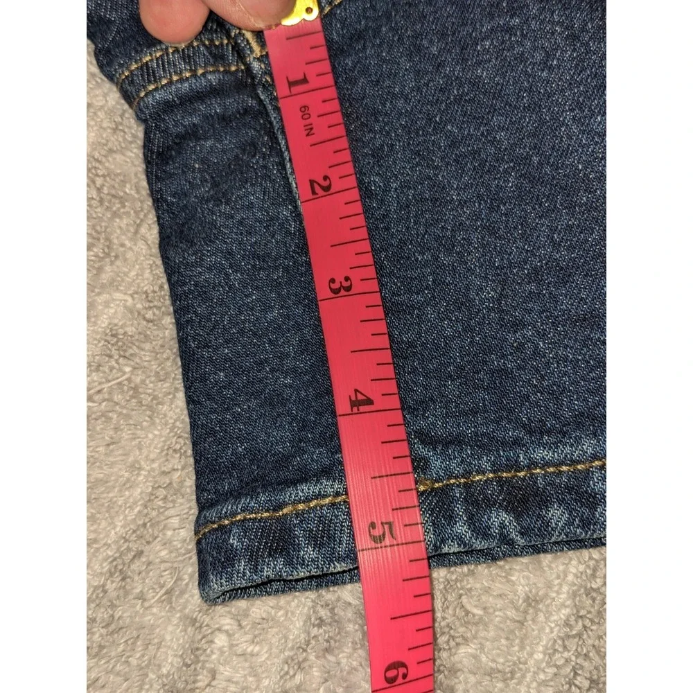 Calvin Klein High Rise‎ Denim Mom Shorts Dark Wash Classic Size 12 NWT